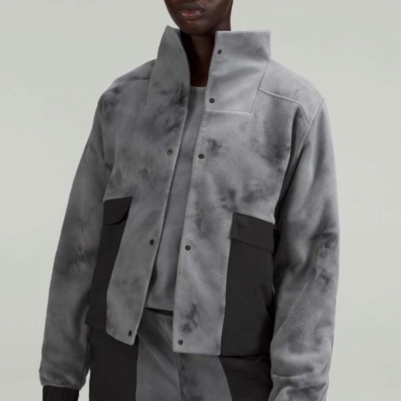 Lululemon Lab Diamond Dye Fleece Set – Jacket + Joggers – Size 8 – Rare - Picture 11 of 16